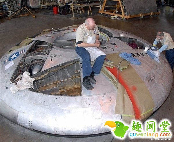 揭秘美国曾研制的人造飞碟：酷到没朋友