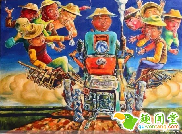 一个画了30年画的农民，以前没卖出去现在大爆发，成中国毕加索(4)